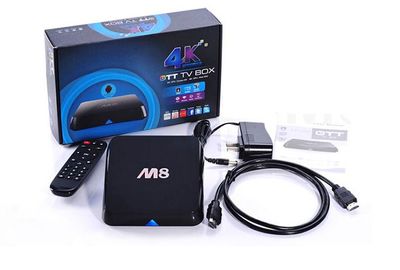 M8四核智能機頂盒 開啟4K超高清家庭娛樂新時代